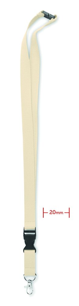 GiftRetail MO6708 - LANNYCOT Lanyard coton 20mm