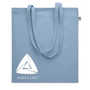 GiftRetail MO6711 - ONEL Sac shopping coton organique heaven blue
