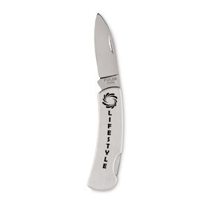 GiftRetail MO6734 - MONSON Couteau de poche pliable matt silver