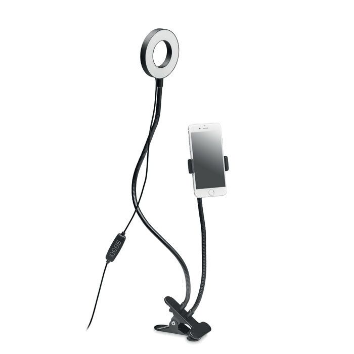 GiftRetail MO6742 - MINI HELO Lampe annulaire pour selfie