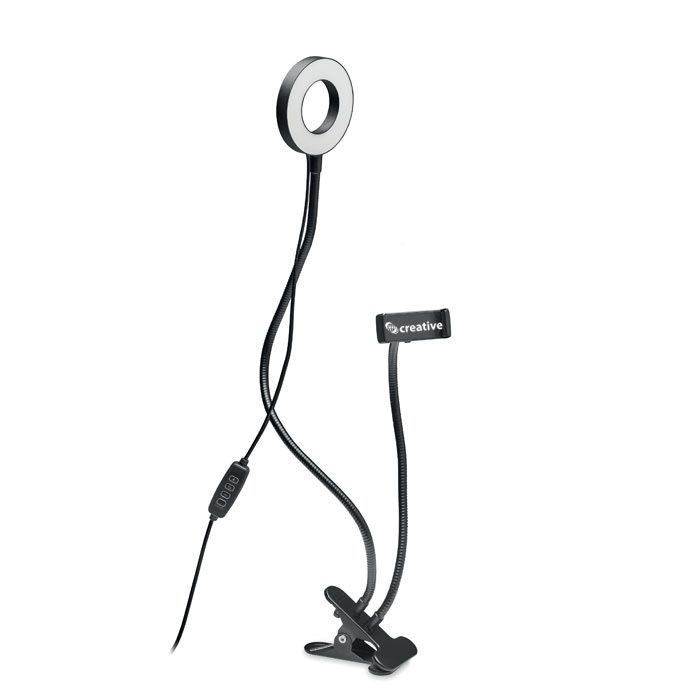 GiftRetail MO6742 - MINI HELO Lampe annulaire pour selfie