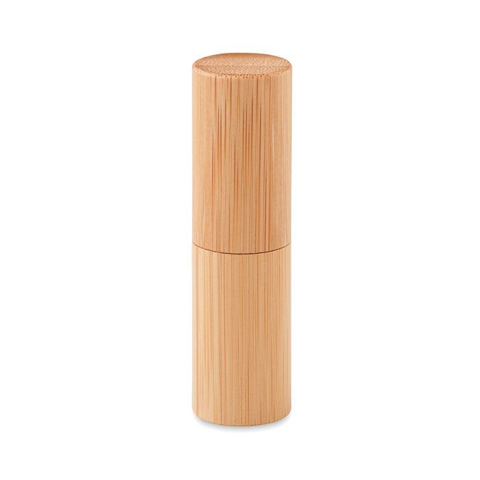 GiftRetail MO6752 - GLOSS LUX Baume à lèvres en tube bambou