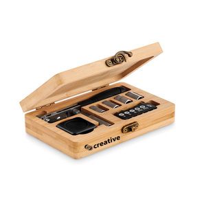 GiftRetail MO6757 - FUROBAM Set d'outils 13 pièces Wood