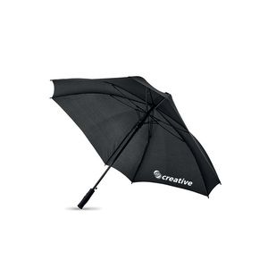GiftRetail MO6782 - COLUMBUS Parapluie carré tempête 27" Noir