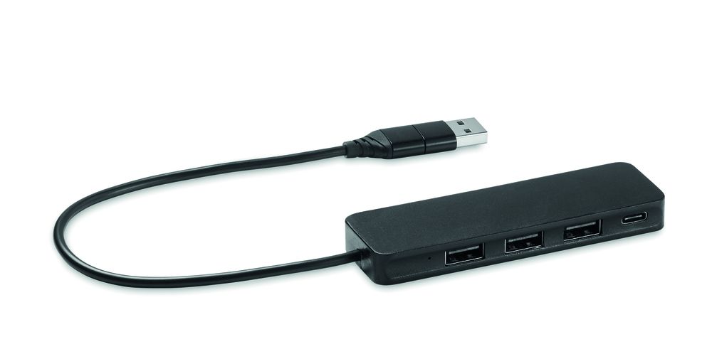 GiftRetail MO6811 - HUBBIE Hub USB-C 4 ports