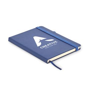 GiftRetail MO6835 - ARPU Carnet A5 ligné en PU recyclé Bleu