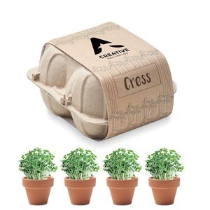 GiftRetail MO6886 - CRESS Kit de culture de cresson Beige