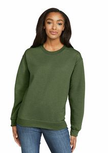 GILDAN GILSF000 - Sweater Crewneck Softstyle unisex Vert Militaire