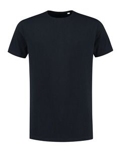 Lemon & Soda LEM1130 - T-shirt Col Rond Elasthanne Dark Navy-extra longer length