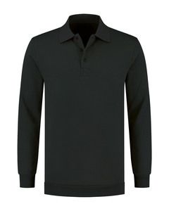 LEMON & SODA LEM4701 - Polosweater Workwear Uni Gris Foncé