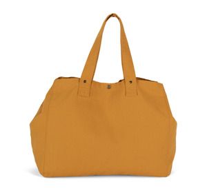 Kimood KI3208 - Sac de shopping en coton délavé Washed Sunflower