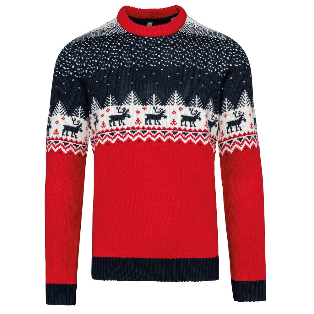 Kariban K9011 - Pullover col rond de Noël unisexe