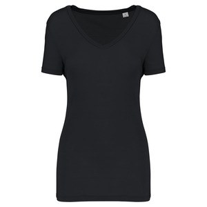 Kariban KNS323 - T-shirt Lyocell TENCEL™ col V manches courtes femme - 145 g