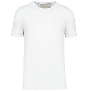 Kariban KNS303 - T-shirt slub écoresponsable col rond manches courtes homme - 160 g White