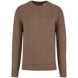 Kariban KNS901 - Pull écoresponsable col rond homme Grizzly Brown Heather