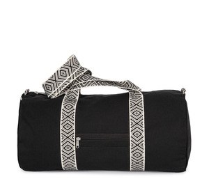 Kimood KINS101 - Sac polochon écoresponsable Black Night / Ethnic Black