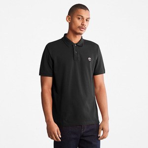 Timberland TB0A26N4 - Polo coton piqué bio manches courtes Millers River Black