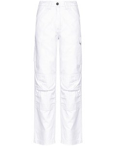 WK. Designed To Work WK741 - Pantalon de travail multipoches femme White