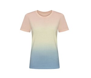 JUST T'S JT022 - Tee-shirt unisexe tie-dye Pastel Sunset Dip