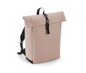 BAG BASE BG335 - Sac à dos avec rabat enroulable Roll-Top Nude Pink