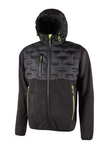 U-Power UPFU213 - Veste hybride Spock homme Black Carbon