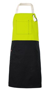 Velilla 404210B - TABLIER BICOLORE À BAVETTE Hi-Vis Yellow