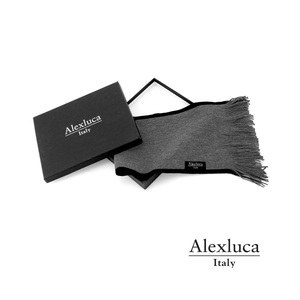 ALEXLUCA 9804 - Écharpe Luomo Grey / Black