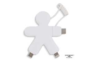 Intraco LT41000 - 2064 | Xoopar Buddy Eco GRS Charging Cable Blanc