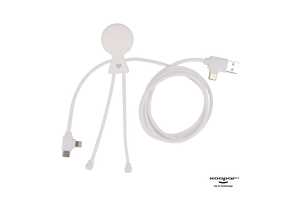 Intraco LT41007 - 2089 | Xoopar Mr. Bio Long Power Delivery Cable with data transfer Blanc