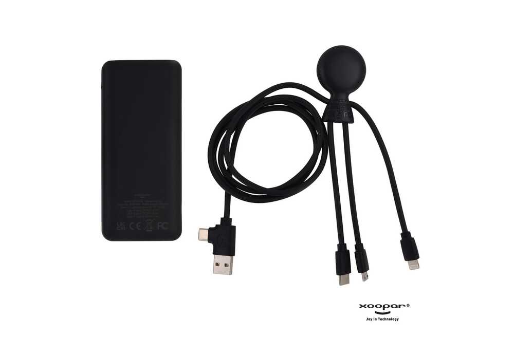 Intraco LT41713 - 3199 | Xoopar Mr. Bio Powerbank and cable pack 7.000mAh