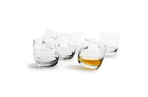 Inside Out LT52032 - Sagaform Tumblers With Rounded Base Set 6-pcs 300ml Transparent