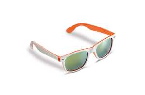 TopPoint LT86712 - Lunettes de soleil Jeffrey bicolore UV400 White / Orange