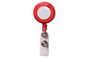 TopPoint LT90766 - Porte-badge Transparent Red