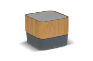 TopPoint LT91290 - Speaker bamboo square 3W Gris