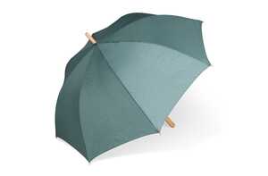 TopEarth LT97114 - Parapluie bâton 25” en R-PET. Poignée droite, ouverture automatique Vert foncé