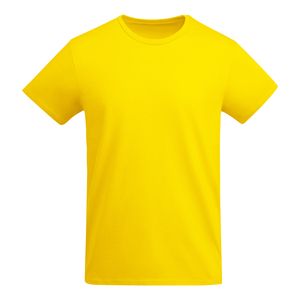 Roly CA6698 - BREDA T-shirt tubulaire à manches courtes en coton biologique certifié OCS Jaune