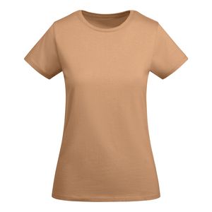 Roly CA6699 - BREDA WOMAN T-shirt ajusté à manches courtes pour femme en coton biologique certifié OCS ORANGE GREEK