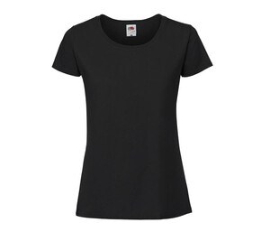 FRUIT OF THE LOOM SC200L - Tee-shirt femme 195 Black