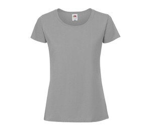 FRUIT OF THE LOOM SC200L - Tee-shirt femme 195 Zinc