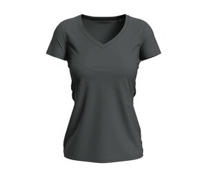STEDMAN ST9710 - Tee-shirt femme col V Slate Grey