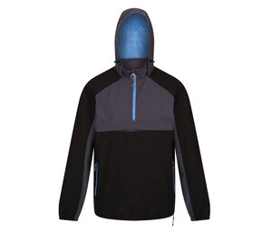 REGATTA RGA230 - Anorak col zippé Black / Seal Grey