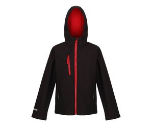 REGATTA RGA735 - Veste Softshell enfant Black / Classic Red