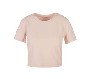 Build Your Brand BY042 - T-shirt femme cropped Rose