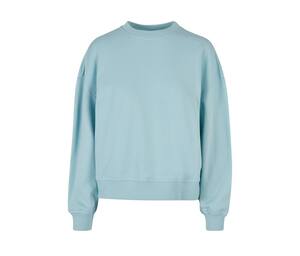 BUILD YOUR BRAND BY212 - Sweat col rond femme Océan Blue