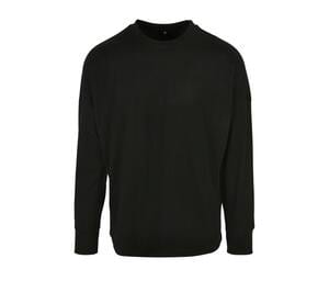 BUILD YOUR BRAND BY198 - Sweat col rond ample Black