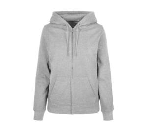 BUILD YOUR BRAND BYB009 - Sweat capuche zippé femme