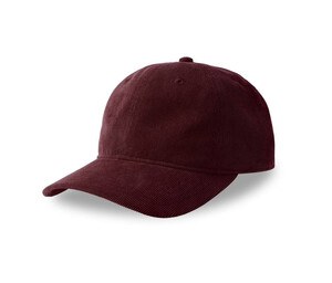 ATLANTIS HEADWEAR AT242 - Casquette 6 pans mid visor corduroy recyclé