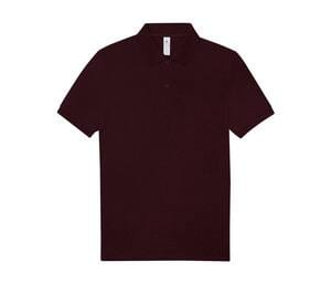 B&C BCU426 - Polo homme 210 Heather Burgundy