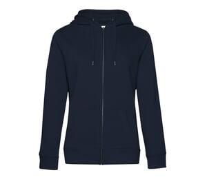 B&C BCW03Q - Sweat Capuche zippé QUEEN Navy