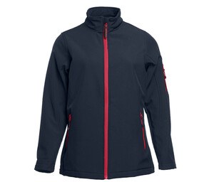 Pen Duick PK769 - Polaire Femme Respirant Imperméable Coupe-Vent Navy / Red